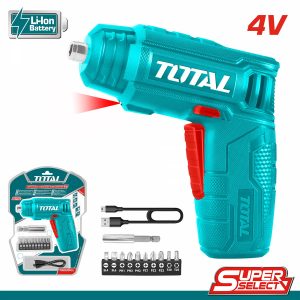 Total Κατσαβίδι Μπαταρίας Λιθίου 4V / 1.5Ah TSDLI0402